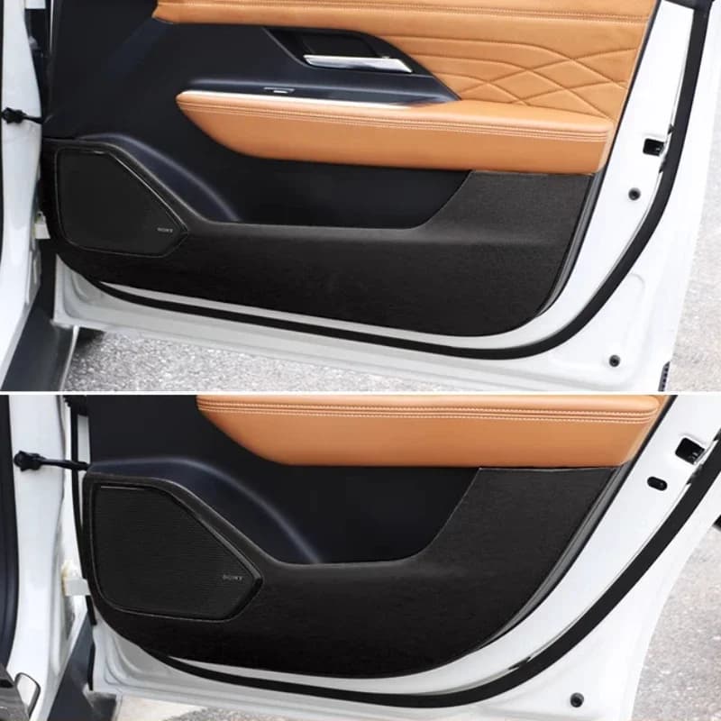 For Mazda EZ6 Car Door Anti-shoe Pad Edit Interior Anti-scratch Mat Leather Protective Stickers Change Accessories