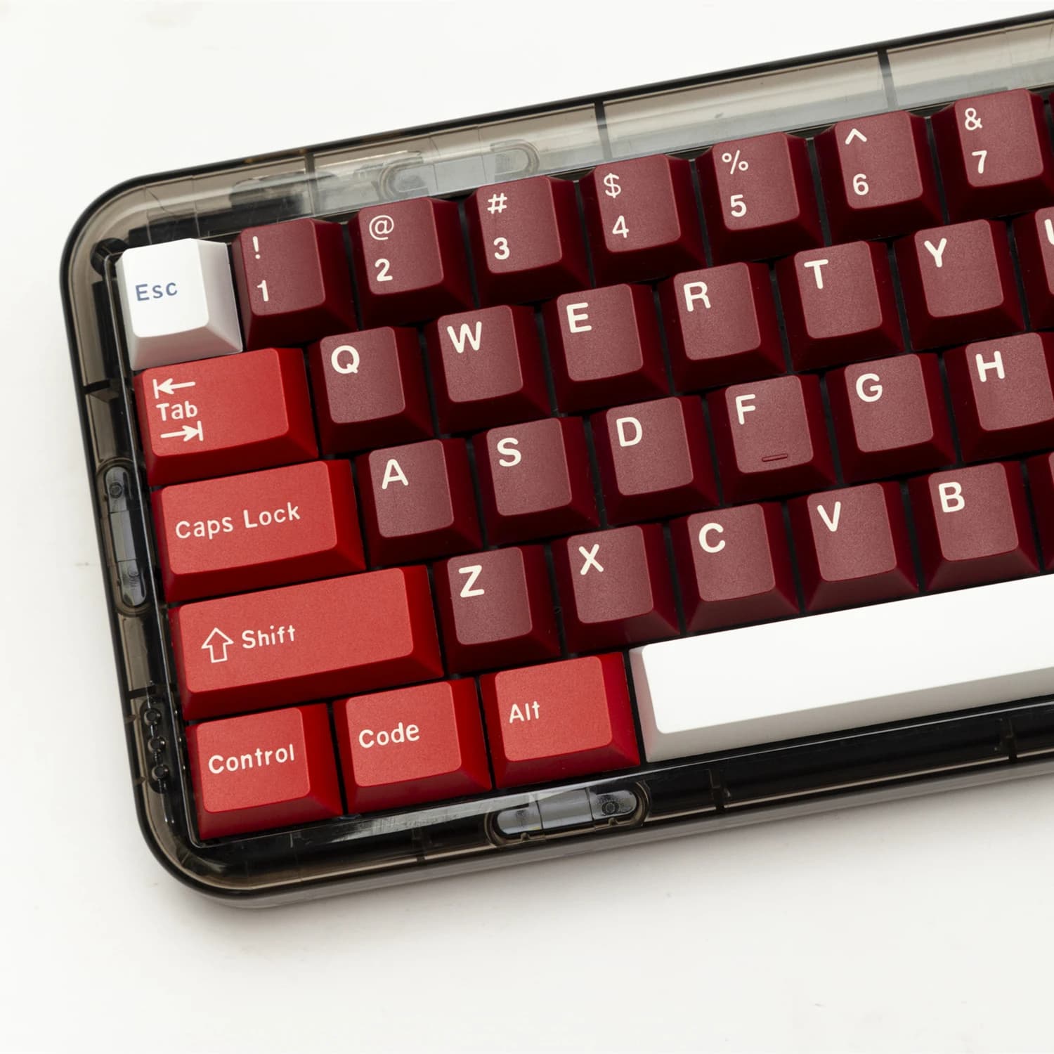 Jamon GMK Copritasti 173 tasti Cherry Profilo PBT Red DYE -SUB Keycap per MX Switch Tastiera da gioco meccanica 61/87/96/98/108 Copritasto