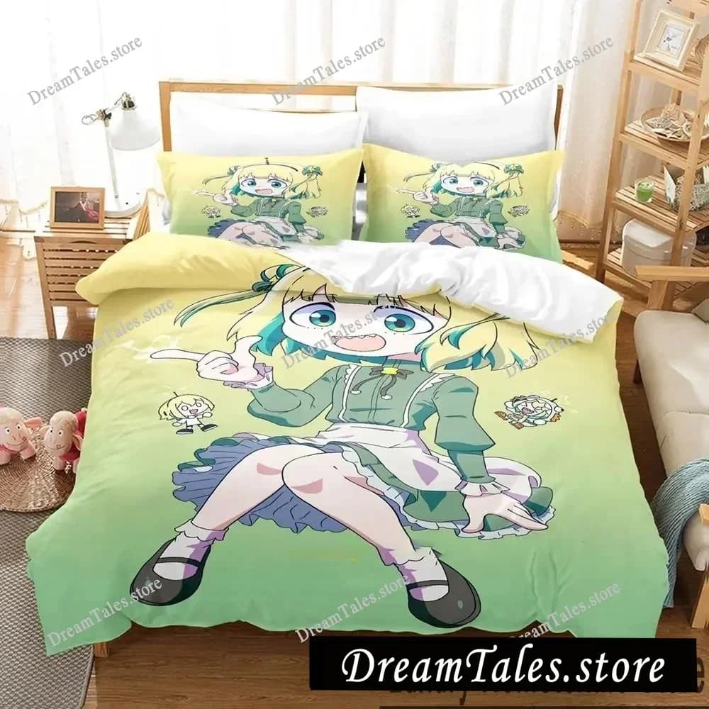 Amano Pikamee Anime Bedding Set Boys Girls Twin Queen King Size Duvet Cover Pillowcase Bed Boys Adult Home Textileextile741