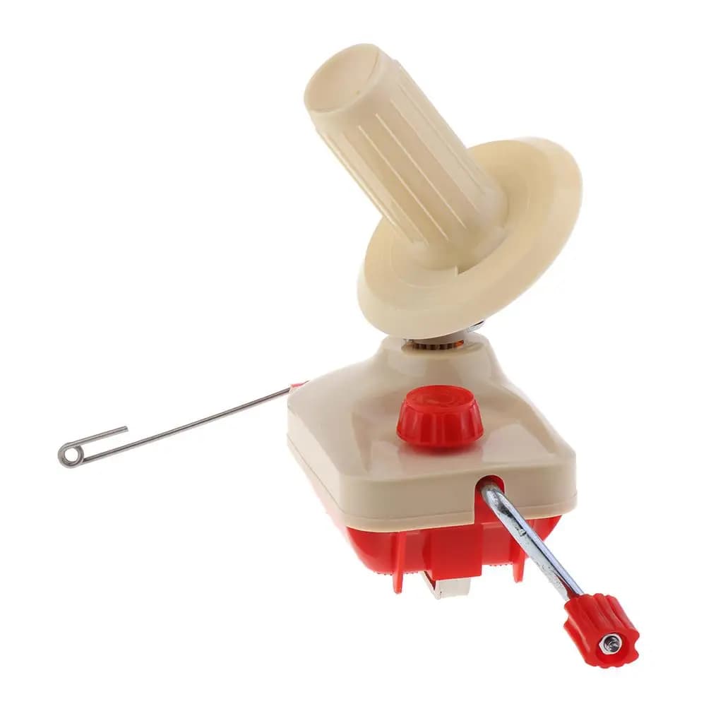 Rolling Thread Knitting Device for Hand-operated Wool Winder Machine and Winding Different Types of Yarn