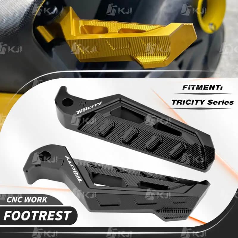 Per Yamaha MW Tricity 300/155/125 Moto posteriore passeggero poggiapiedi CNC pedane posteriori pedale accessori parti