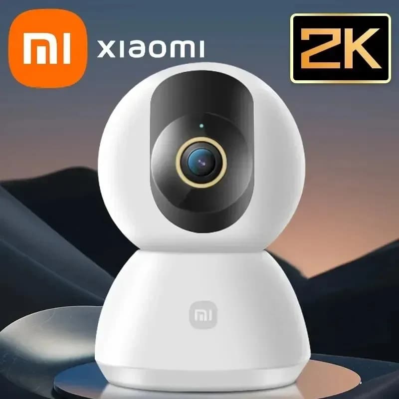 Xiaomi 360 ° Smart Home Security Camera Mi PTZ 2K Webcam 1296P 3 Megapixel AI Human Detection Night Vision Webcam Works with Miji