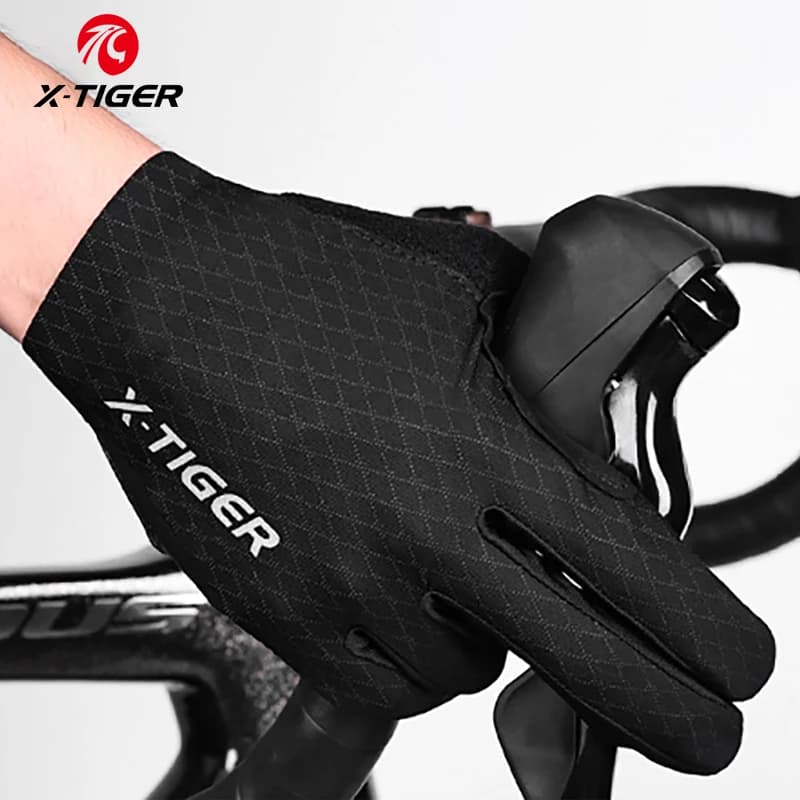 X-TIGER Mountain Bike Gloves Men's Cycling Gloves Die Gloves Cycling Gloves Gym Moto Canopy