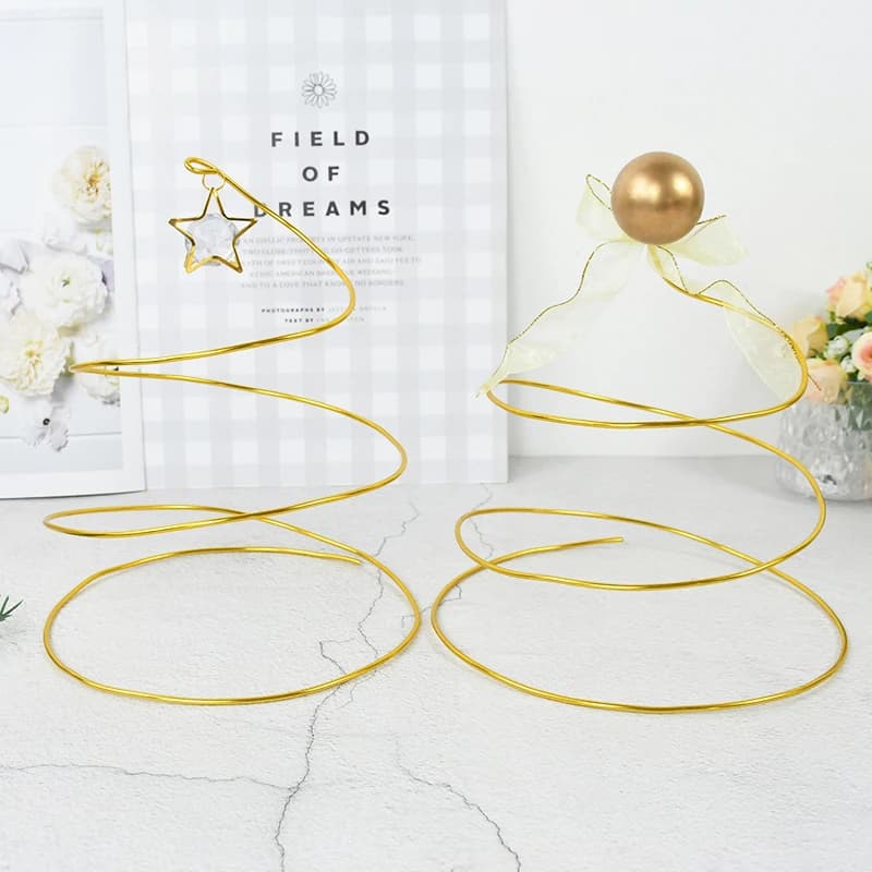 Decorazione per Torte a Spirale in Cristallo di Ferro, Topper per Torte in Stile Principessa, Accessori per Decorazioni di Dessert per Matrimoni e Compleanni