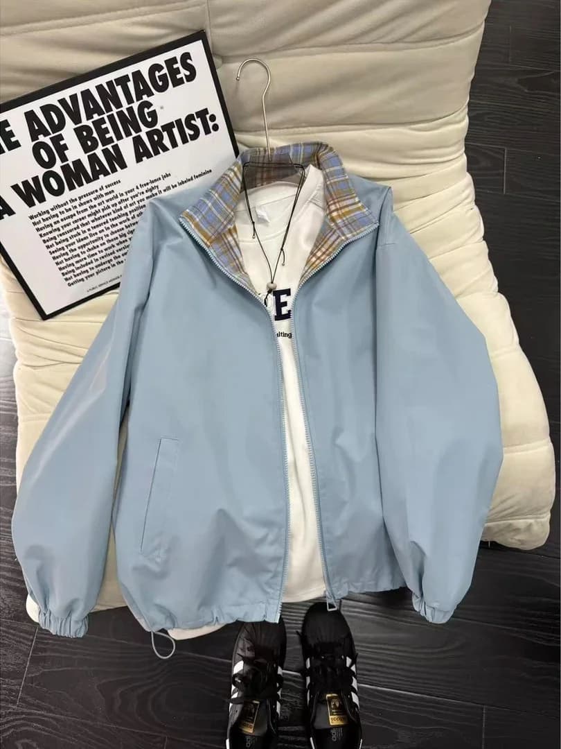 Giacca da Uomo in Pelle Scamosciata Stile Aviatore, Impermeabile, Verde, Estiva, Cargo, Riflettente, per Costruzioni e Pesca