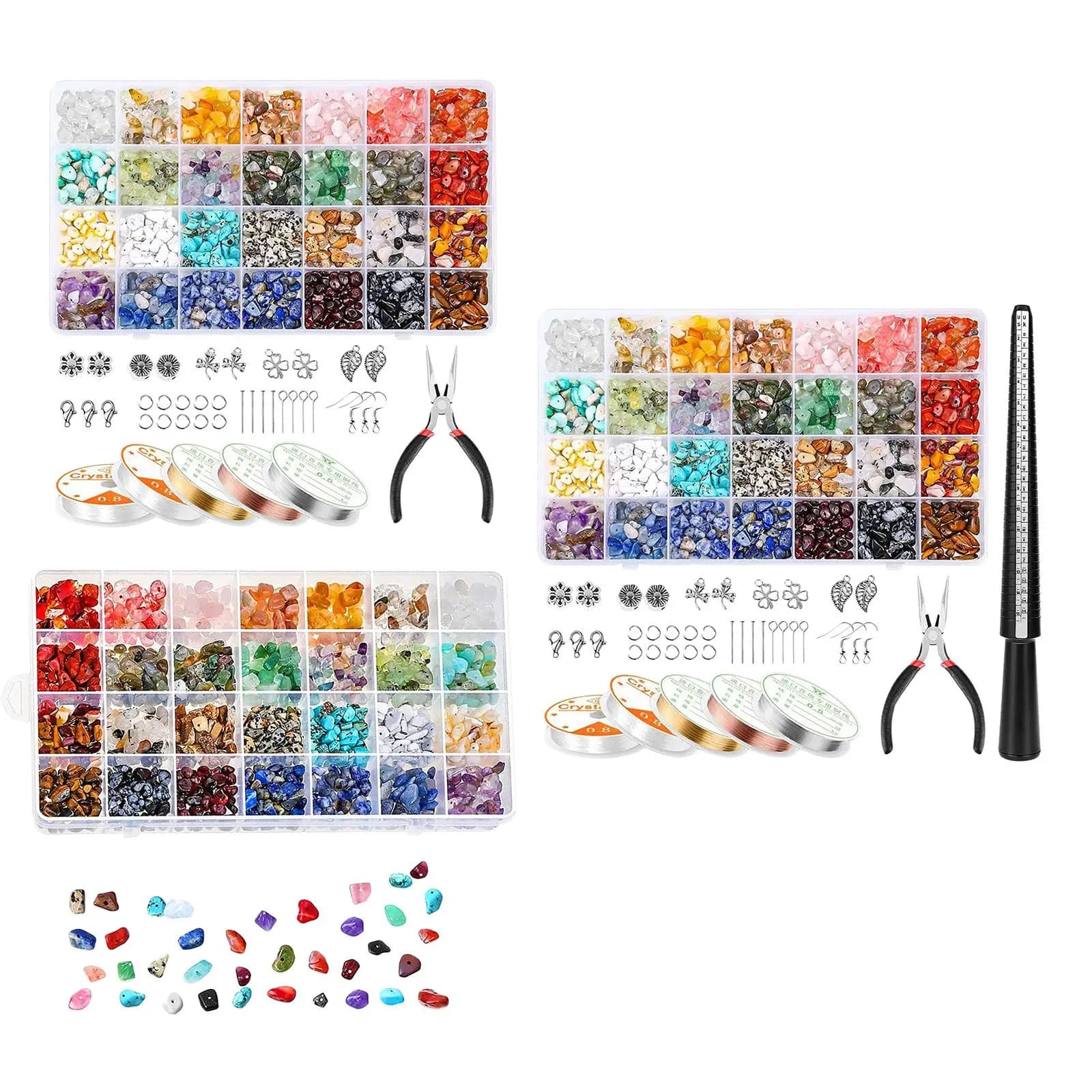 Natural Gemstone Chips Beads Irregular Loose Beads Bracelet Jewelry Making