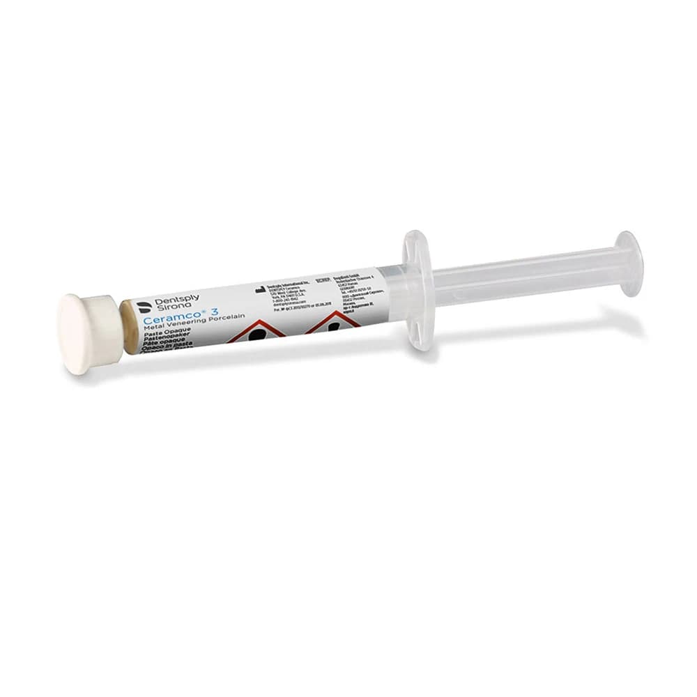 Dental materials Ceramco3 Base Opaque paste Porcelain paste for veneer of 2 ml metals with shades of AD