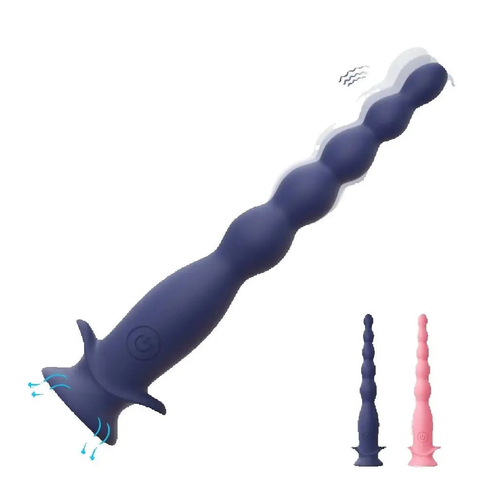 Vibratore per perline anali per le donne Stimolatore del clitoride della vagina Tappi di testa vibranti Massaggiatore della prostata maschile Giocattolo del sesso dell'ano Giocattolo del sesso di coppia
