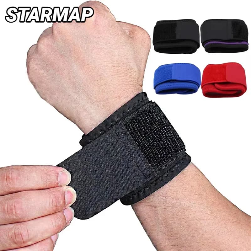 Adjustable wrist band for fitness and workout, Sports support for wrist, Elastic trainer for gym