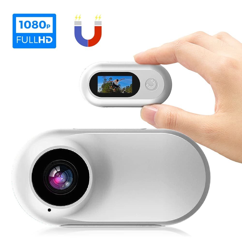 Mini anti-vibration camera Action 1080P Full HD mounted on the head Magnetic Attraction DV motion camera Sports recorder Bike helmet