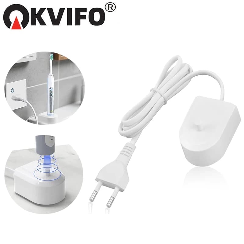 KVIFO EU/US charger base for Philips Sonicare HX6100 HX3000 HX6000 HX8000 HX9000 Series toothbrush