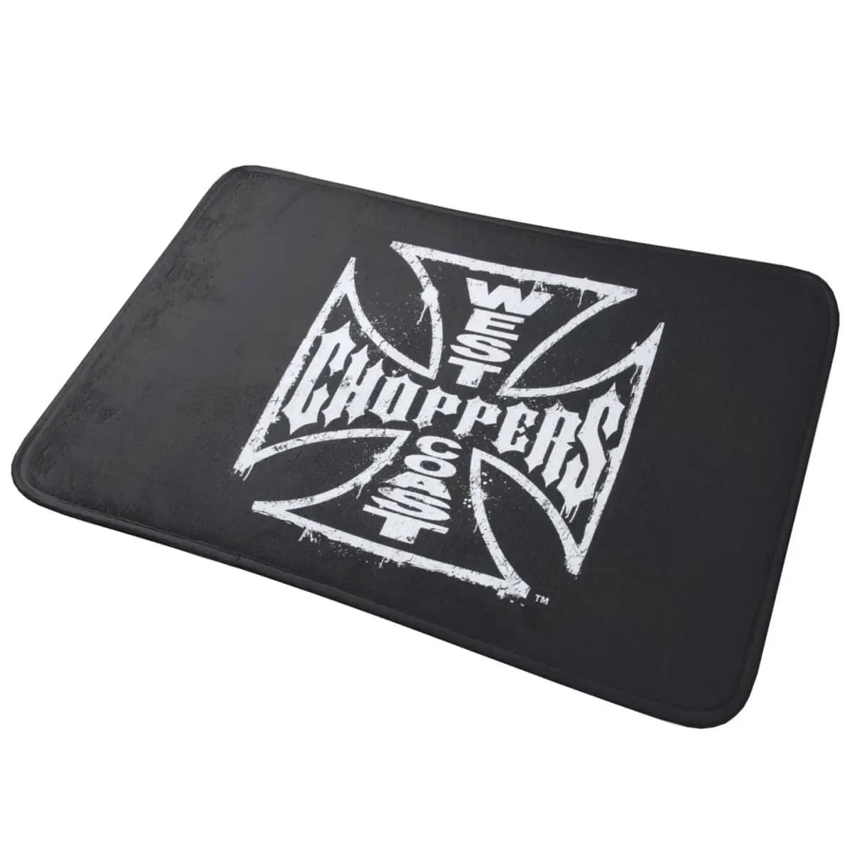 West Coast Iron Cross ChoppersAnti-slip Zerbino Tappetino Lavabile Tappeto per Cucina Ingresso Casa Soggiorno Tappetini