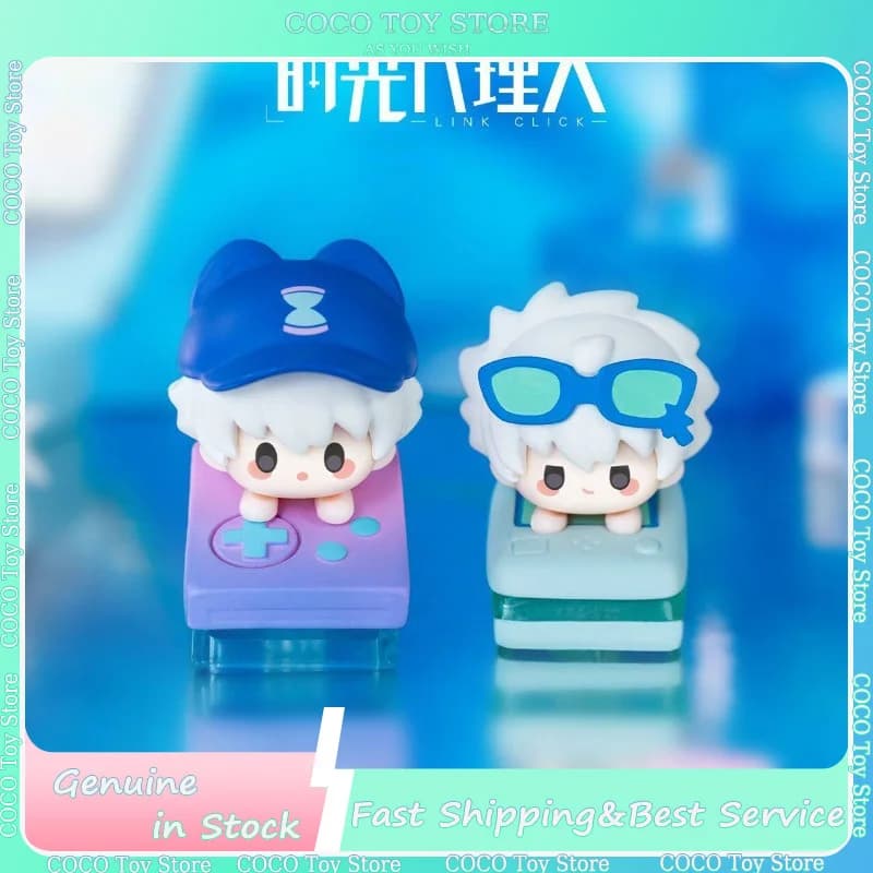 Keycap Genuine Link Click Anime Retro Trend Series - Blind Box di Keycap per Tastiera Meccanica, Giocattolo da Collezione, Regalo per Ragazze