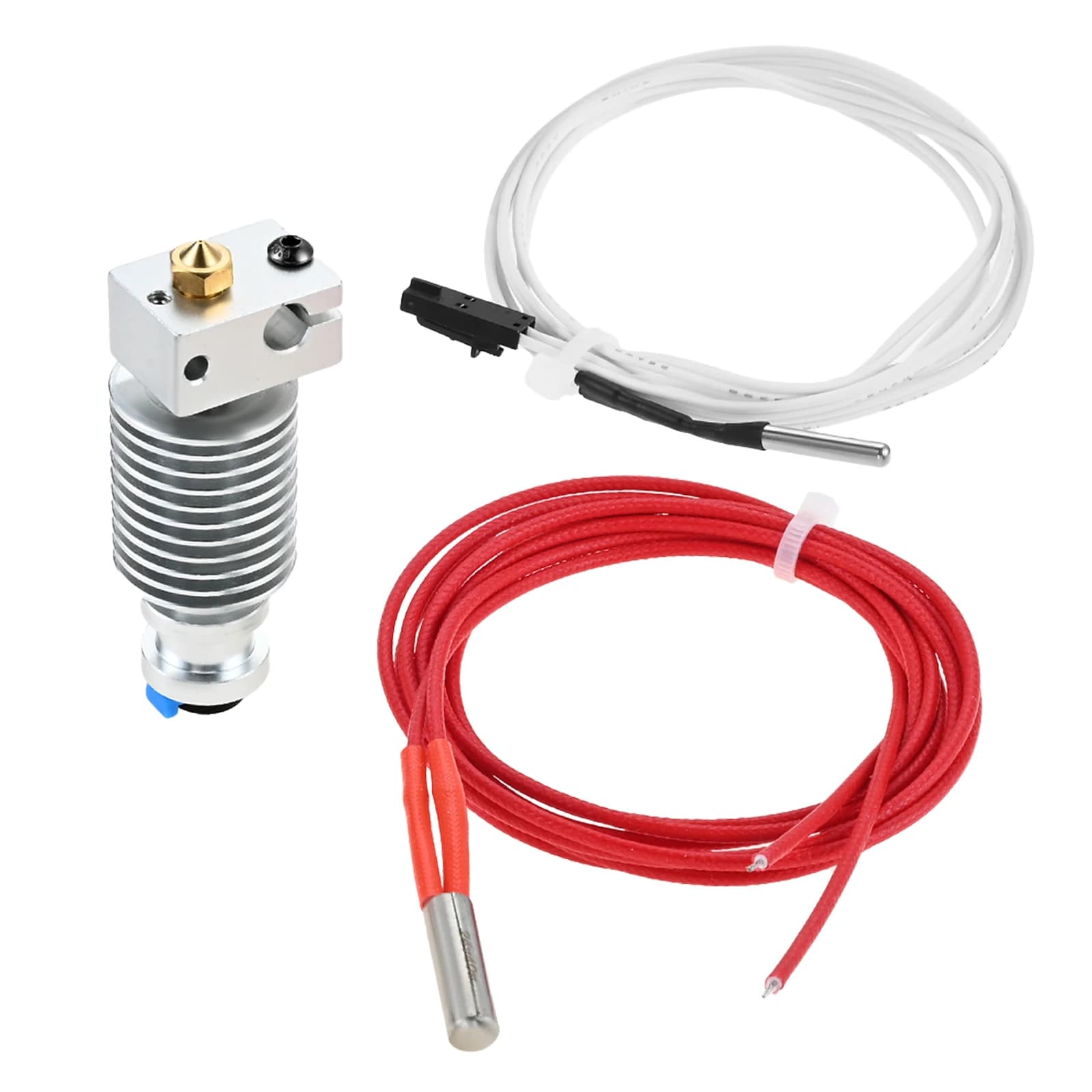 Kit Hotend per Stampanti 3D Prusa MK3 MK3S MK3S+ MMU2S - Estrusore di Ricambio Assemblato con Cartuccia Riscaldante, Blocco Termistore e Ugello
