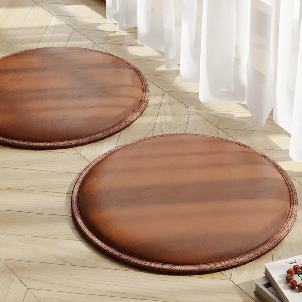 Cuscino Zafu rotondo impermeabile Zen Cuscino da pavimento antiscivolo morbido e spesso Tatami/balcone/sedile da finestra Cuscino per sedile da meditazione 2026