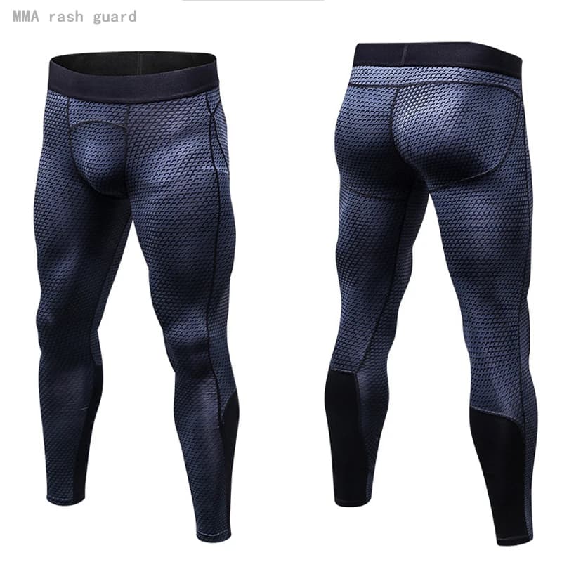 Men's compression leggings, basic training layer for basketball, running leggings, breathable sportswear for quick drying