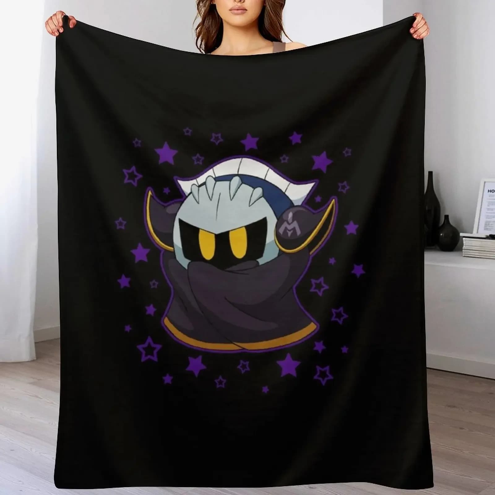 Coperta regalo Meta Knight per Halloween, Giorno del Ringraziamento, Natale, coperta calda e accogliente per il divano del soggiorno