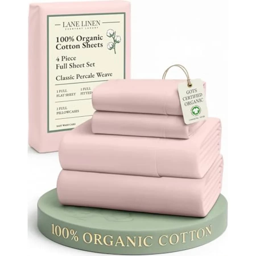 100% Cotton Sheet for Double Bed, Washable in Washing Machine, Fully Elasticized, Anti-slip, Soft and Comfortable, in Ecological Beads