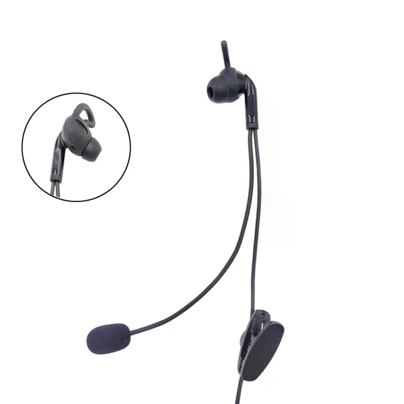 1 Pezzo Auricolare Intercom per Arbitri V6 Pro V4C Plus Q8 F6 V7 con Interfaccia USB-C Tipo-C