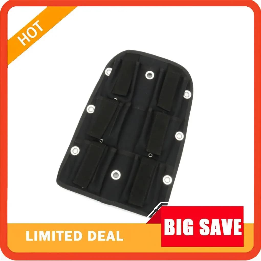 Diving Backplate Harness 13lbs Weight Plate Suit Carrier Cushion Pad