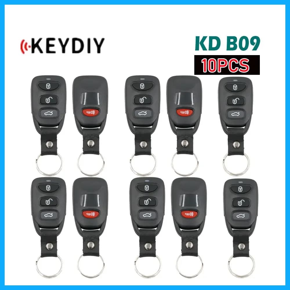 10 pz KEYDIY KD B09 Chiave Dell'automobile per Hyundai Stile 4 Bottoni Chiave A Distanza Universale Dell'automobile per KD900 KD900 + URG200 KD-X2 Chiave Dell'automobile Serie B