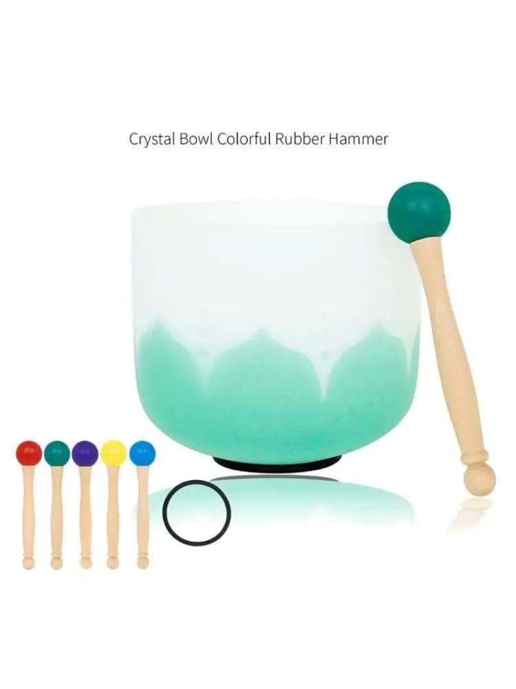 Rubber Singing Bowl Mallet with Handle for Crystal or Tibetan Sound Healing Yoga Meditation Singing Bowls