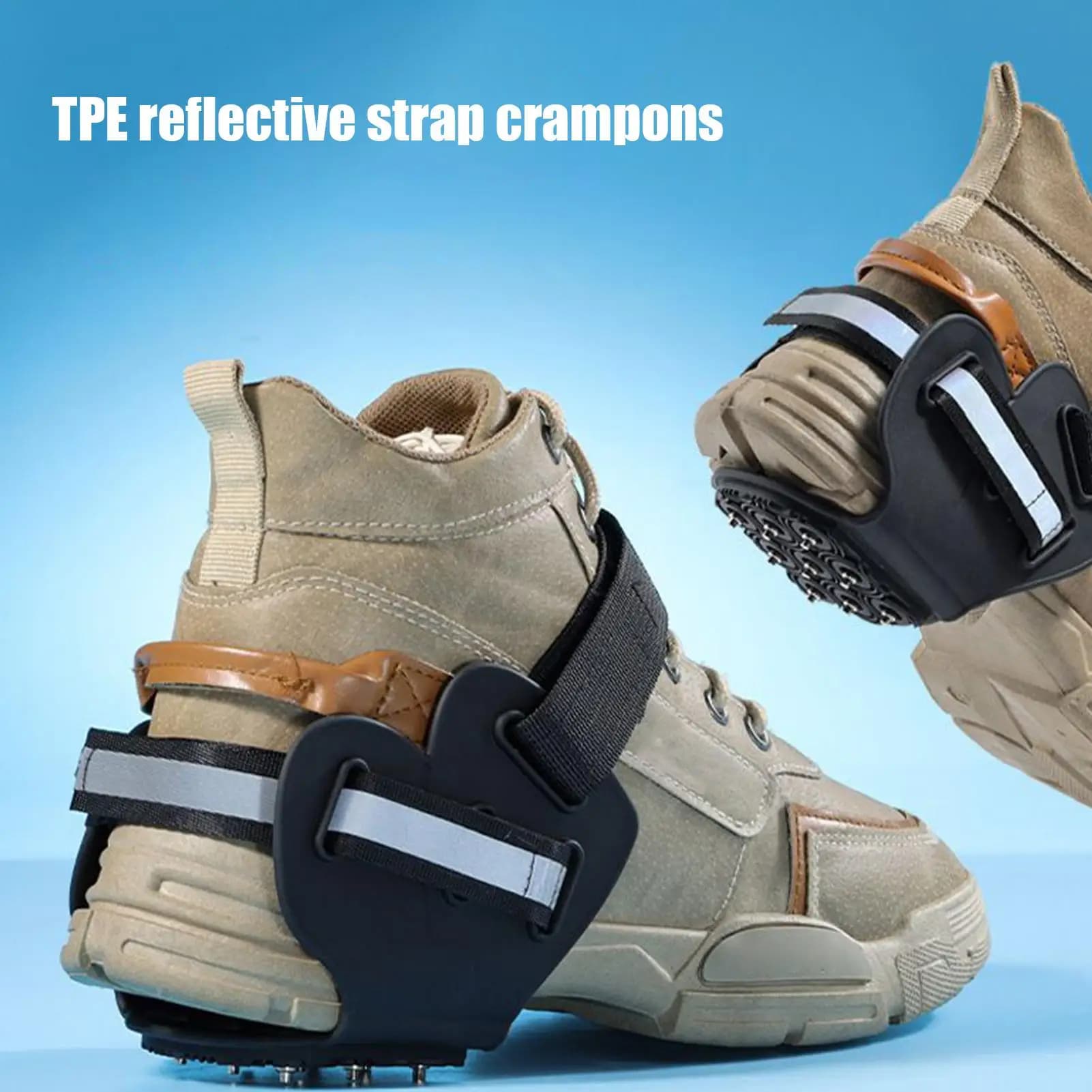 Tacchette Antiscivolo per Scarpe, Ramponi per Neve, Attrezzi per Camminare in Inverno, Corsa, Escursionismo e Arrampicata