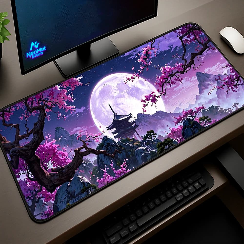 Tappetino per mouse Moon Mouse Pad Japan, grande tappetino per computer, accessori da scrivania 90x40 120x55, tappetini per mouse, tappetino da gioco, accessori per ufficio e lavoro
