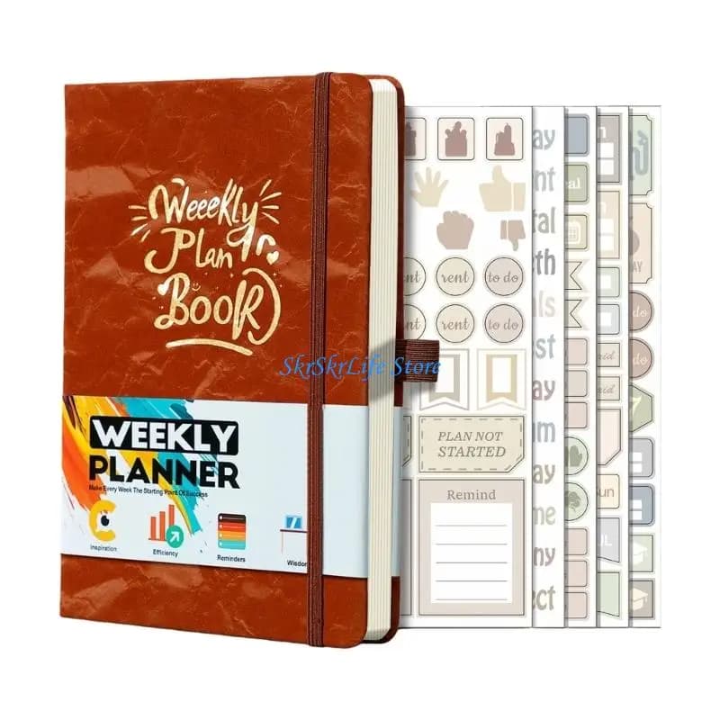 E65E 2026 Planner Journal Schedule Notebook Planner lavoro con design ergonomico per pianificazione quotidiana della del