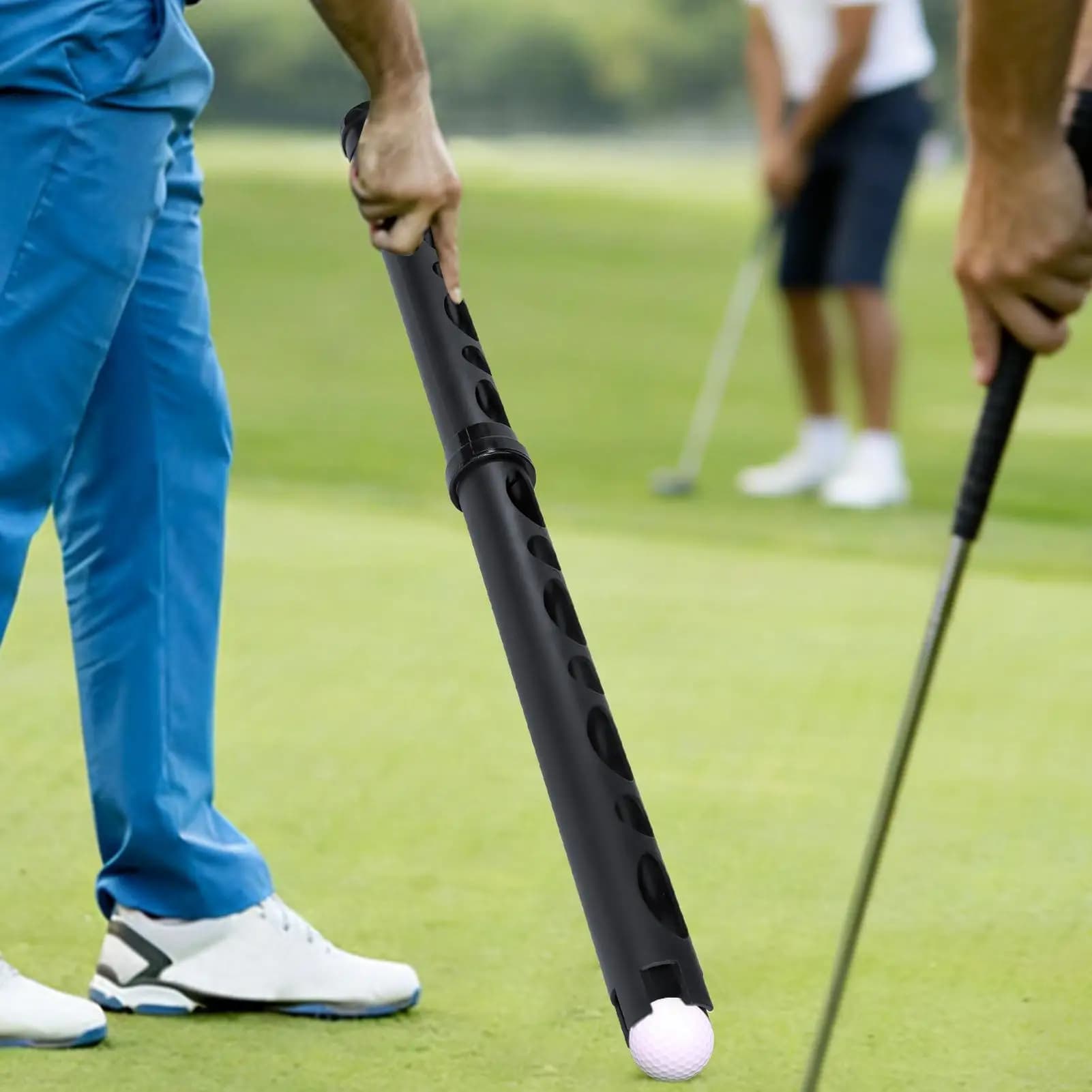 Tubo Raccoglipalline da Golf, Accessorio per Recupero Palline, per Uomini, Donne, Mogli, Famiglie, Amici, Giocatori