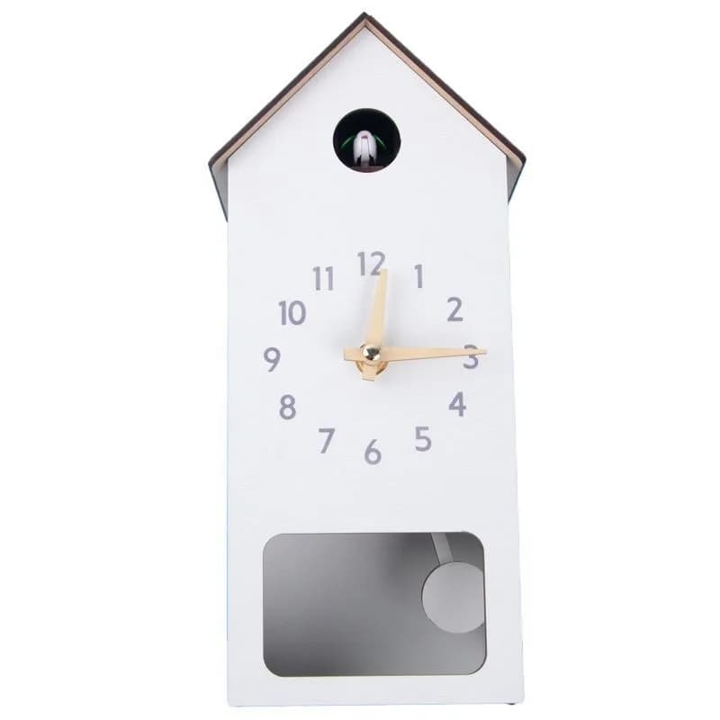 Nordic Cuckoo Wall Clock Modern Wall Watch Luxury Aesthetic Pendulum Clocks Minimalist Elegant Living Room Watches Home Decor