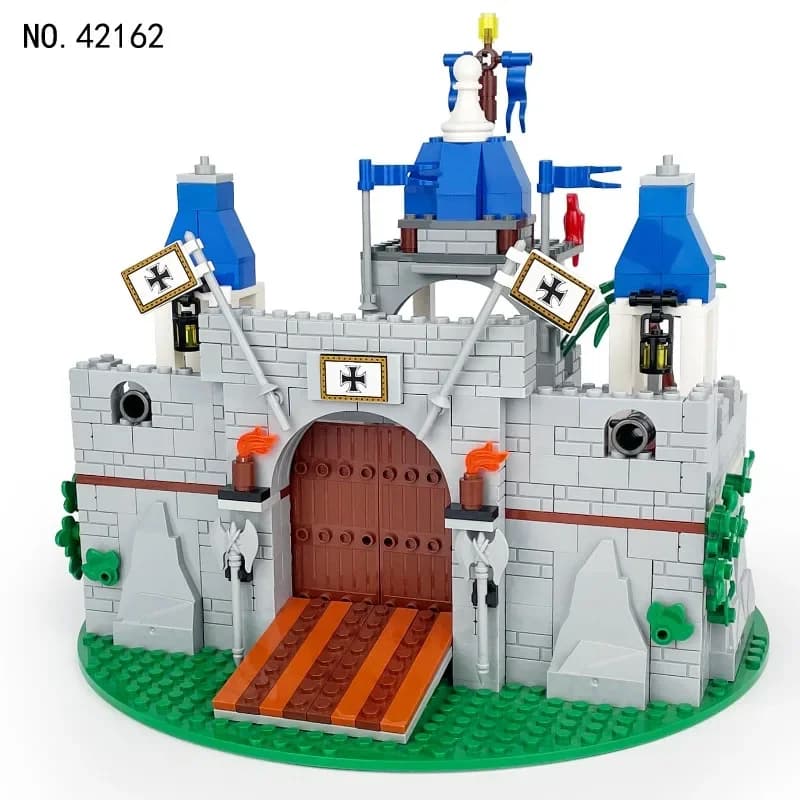 Moc Scene Accessori blocchi di costruzione, giocattoli per bambini della Fortezza militare del castello del secolo creativo, regali di compleanno