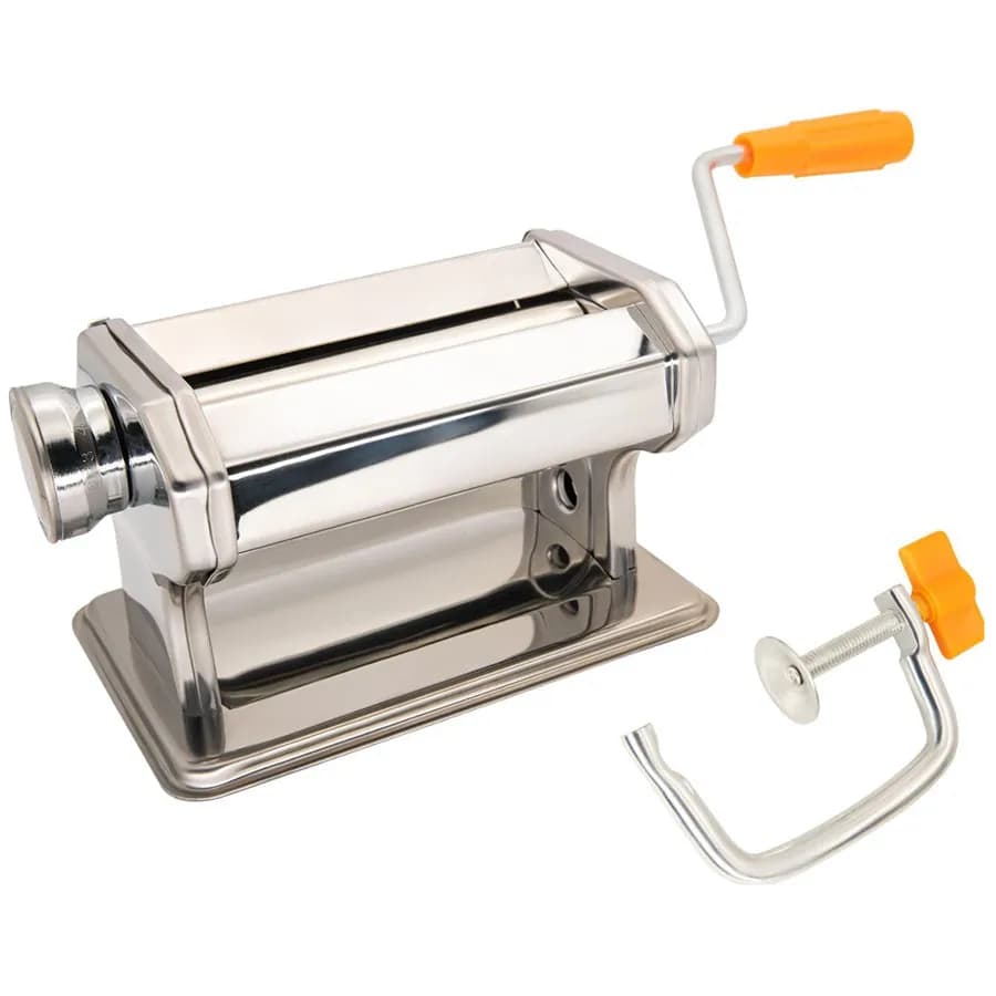 Stainless Steel Rubber Clay Machine Manual Noodle Press Rolling Dough Machine Hand Cranked Household DIY Clay Tool
