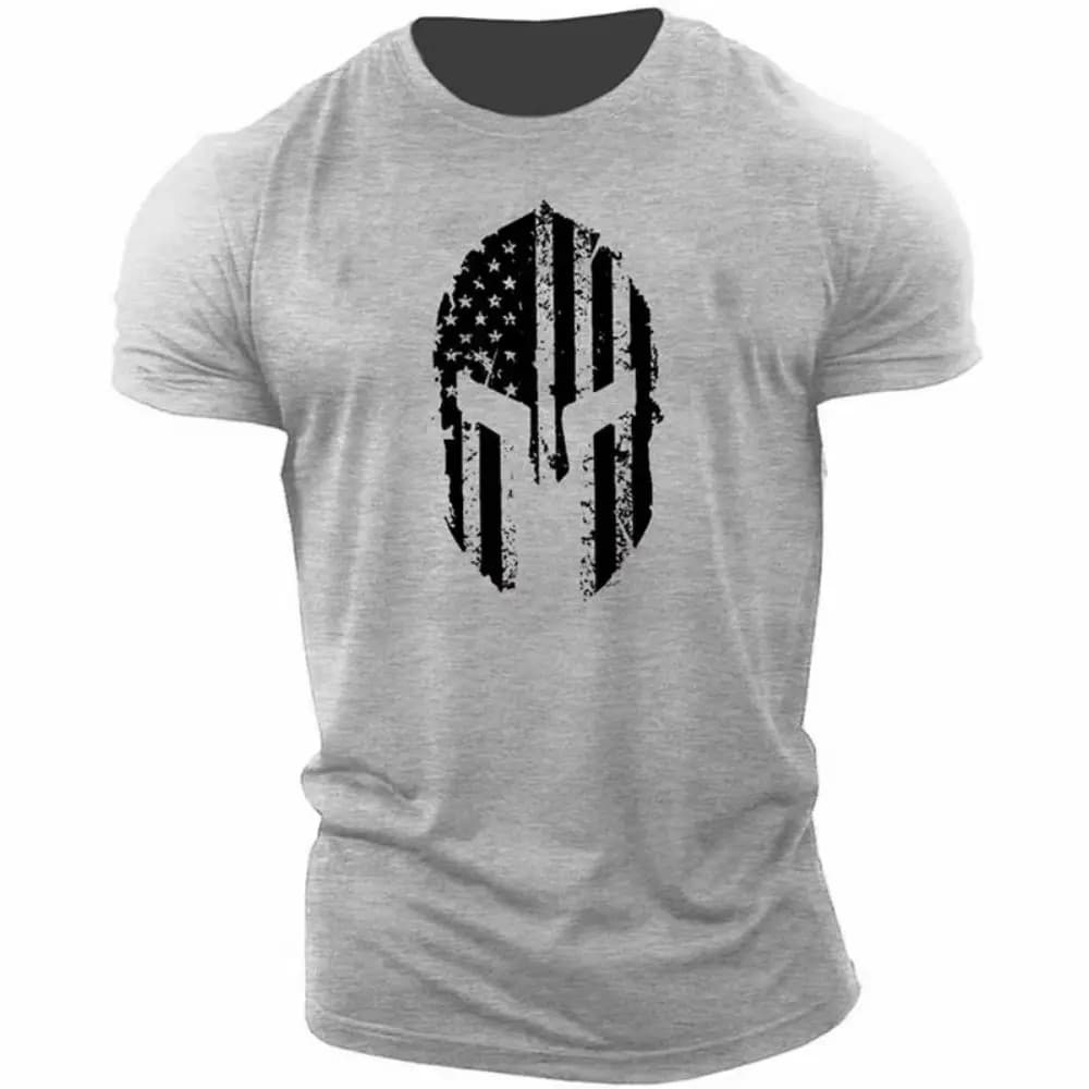 Spartans T-shirt da uomo T-shirt grafica vintage 3d O Collo Abbigliamento oversize Moda Streetwear Abbigliamento fitness per top da uomo
