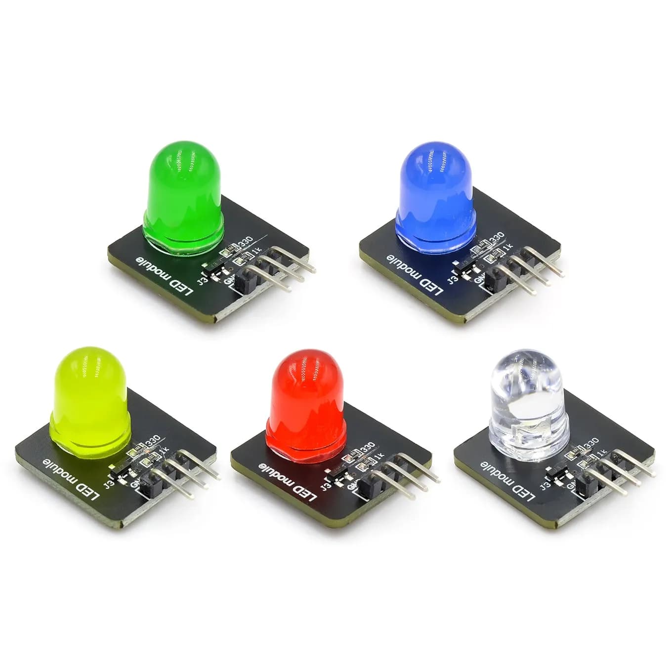 Smart Electronic building block 10mm LED light emitter module indicator light tube emitter compatible with arduino