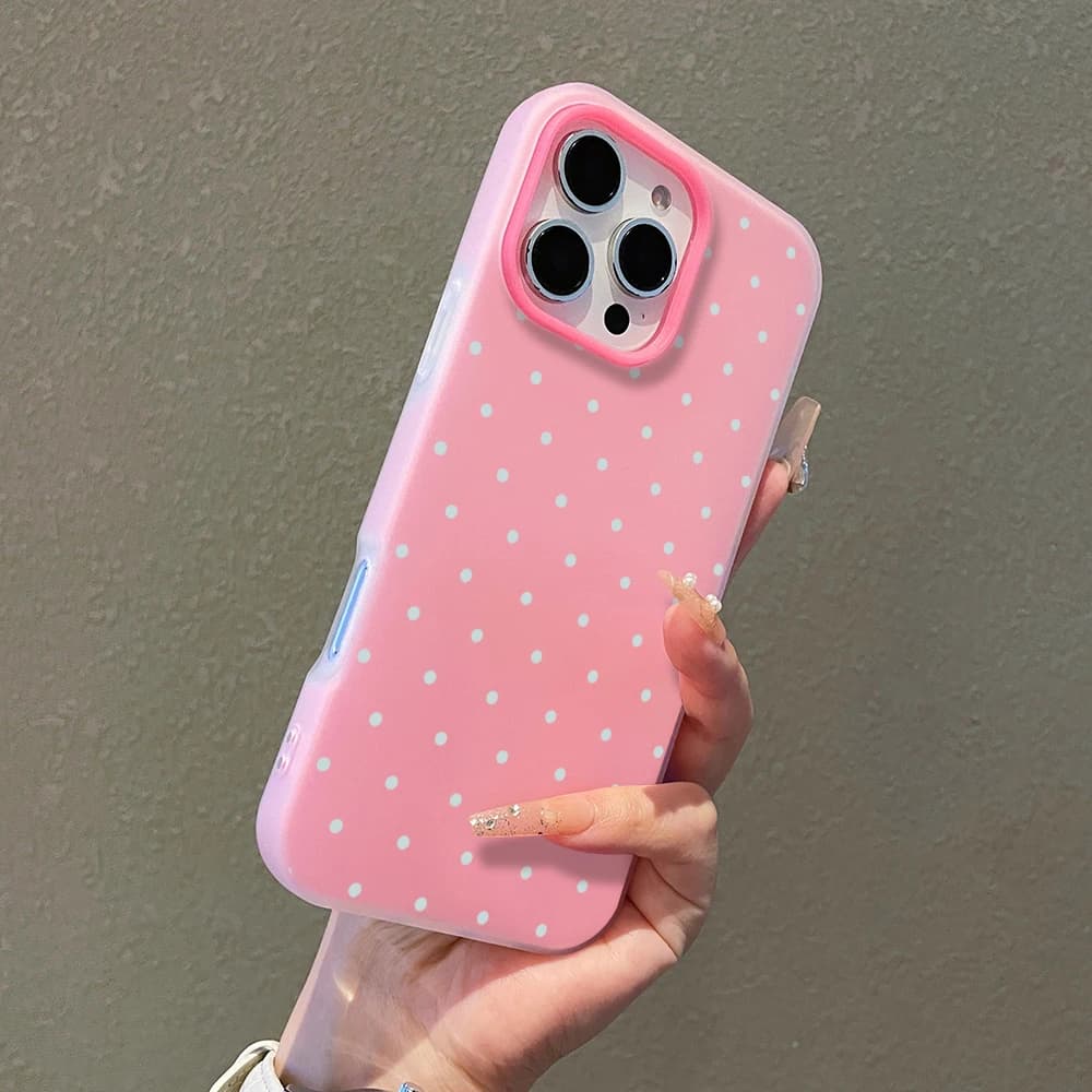 Adorabile Cover Morbida Blu Chiaro a Pois per Xiaomi Redmi Note 14 Pro 15C 14C 13C 13 Pro 12 Pro 11 10 Redmi 13 5G 4G