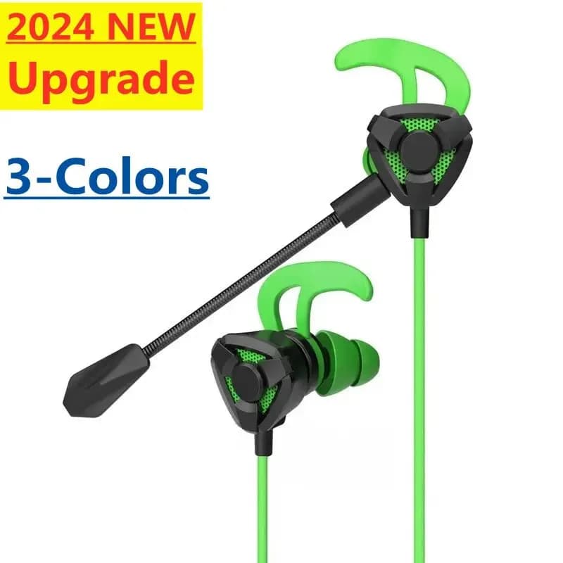 E Sports Gaming with In-ear headphone microphone plug-in plug-in plug-in for Computer mobile phone headphones PUBG