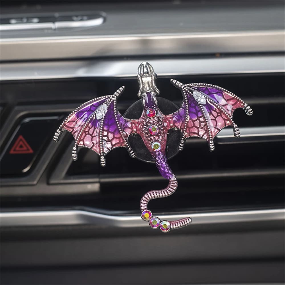 1pc Car Outlet Vent Perfume Clips Car Air Freshener Conditioning Aroma Clip Small Dragon Interior Decoration Accessories