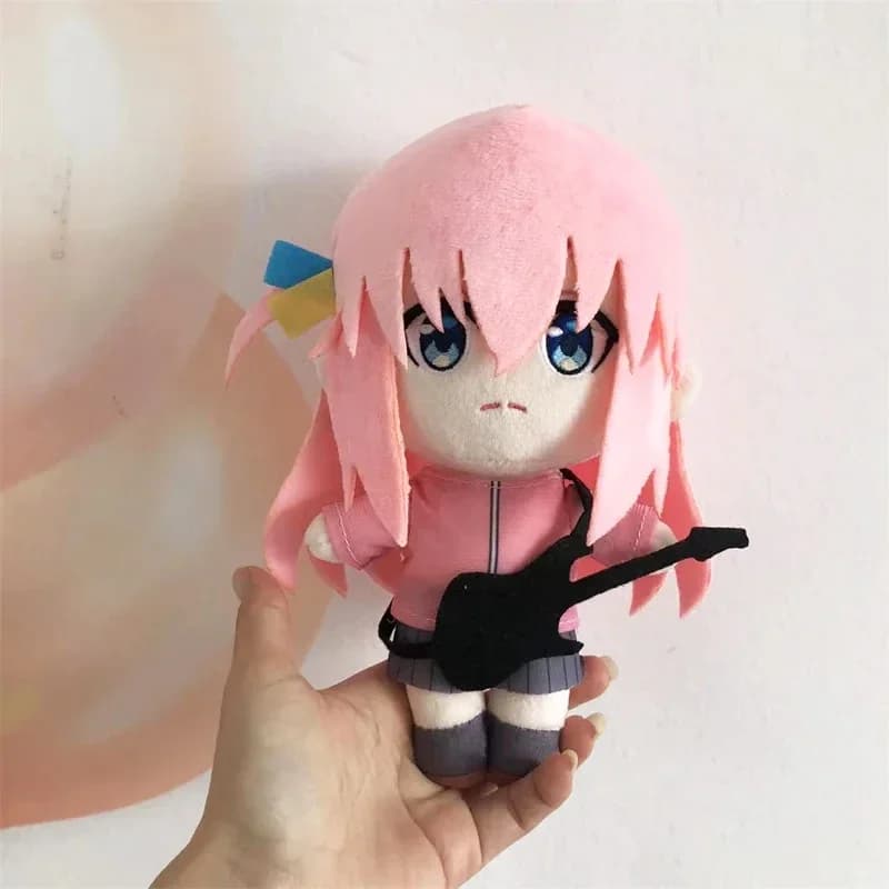 Stuffed 20cm Animation Peripheral Gotoh Hitori Cute Plush Dress Up Cotton Doll Can Be Used as a Fan Collection Give to a Friend
