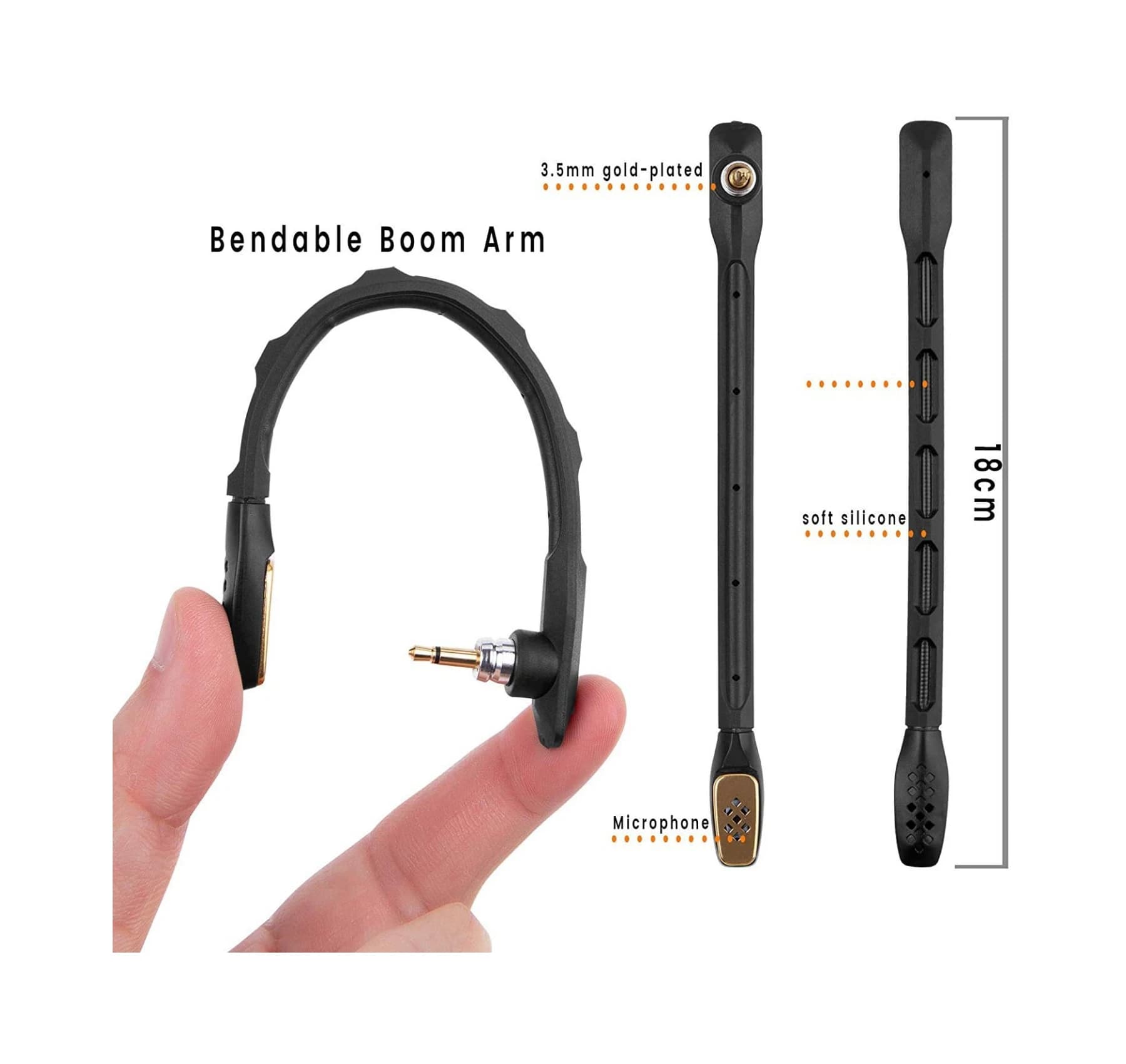 Microphone for Logitech ASTRO A40, A40 TR Gaming Headphone Accessories