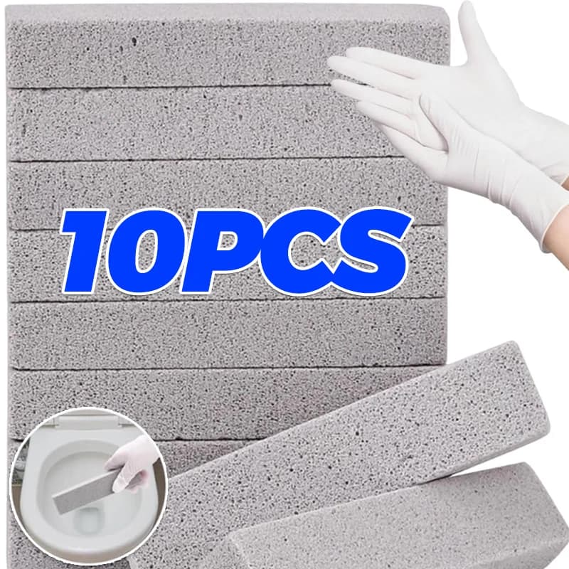 1/10pcs Pietre pomice d'acqua Spazzole per pulizia Tampone abrasivo Detergente Rimozione macchie per la casa Lavandino del WC Ciotola Accessori per la pulizia