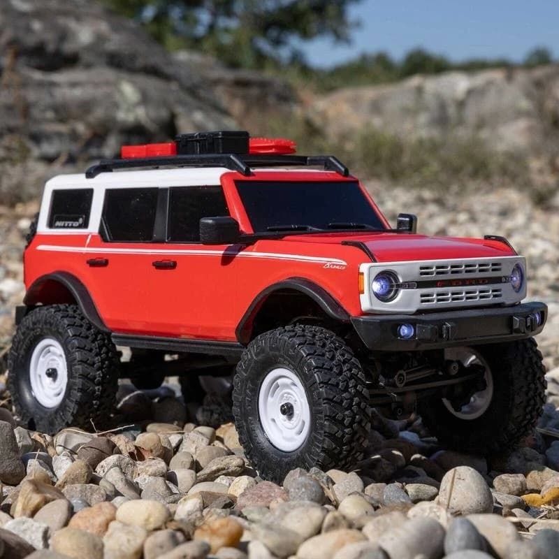 Axial 1/24 SCX24 Bronco V2 RC Rock Crawler 4WD Brushed 2S Modello di Auto Telecomandata Fuoristrada Simulata per Appassionati di RC