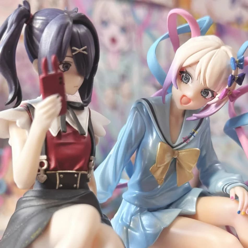 New Needy Girl Overdose Anime Figure KAngel Action Figures Virtual Uploader Collezione in PVC Modello Ornamenti Giocattoli