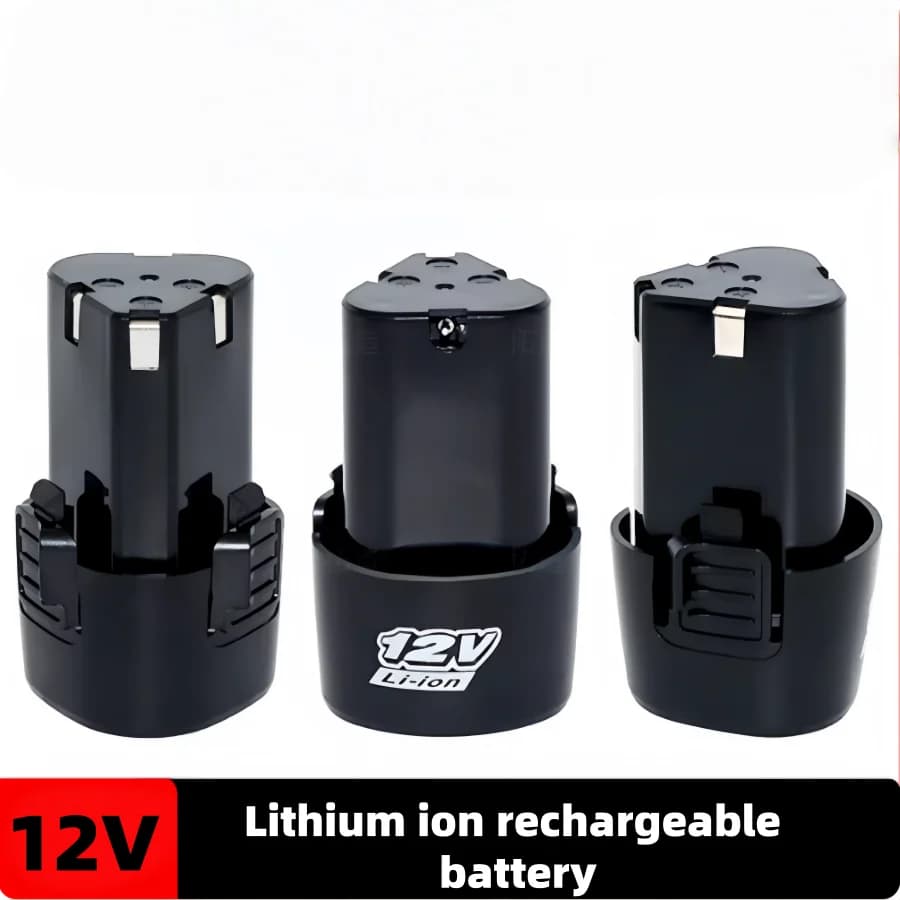 12V 2000mAh/3000mAh/ 4000mAh Li-ion Battery & Charger Set for Cordless Drill Screwdriver Mini Angle Grinder Power Tool 18650