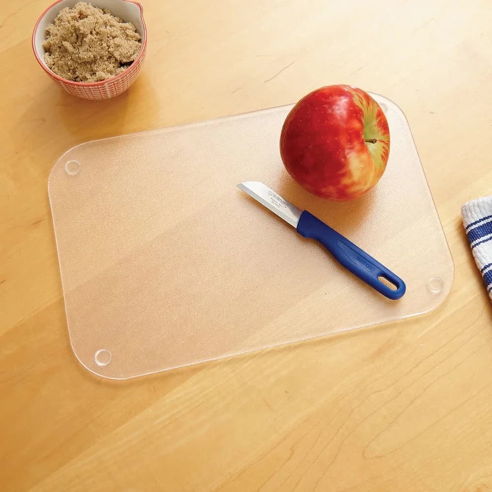 Acrylic medium size pebble surface Kitchen cutter without BPA easy to clean Fruit Vegetables Meat