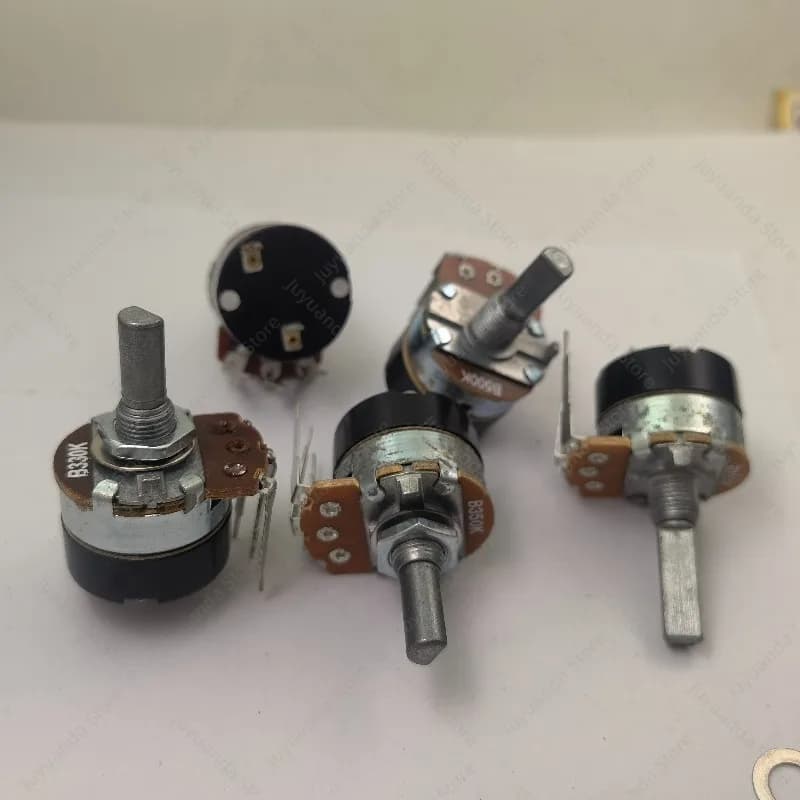 Stock 138 Type Single Belt Switching Potentiometer B350K B330K B500K Temperature Adjusting Electronic Universal Furnace