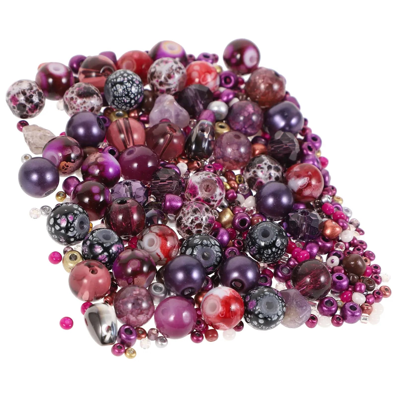 2 confezioni di perline fai da te, accessori per gioielli, perline in plastica per collane, bracciali, orecchini, artigianato, accessori fai da te