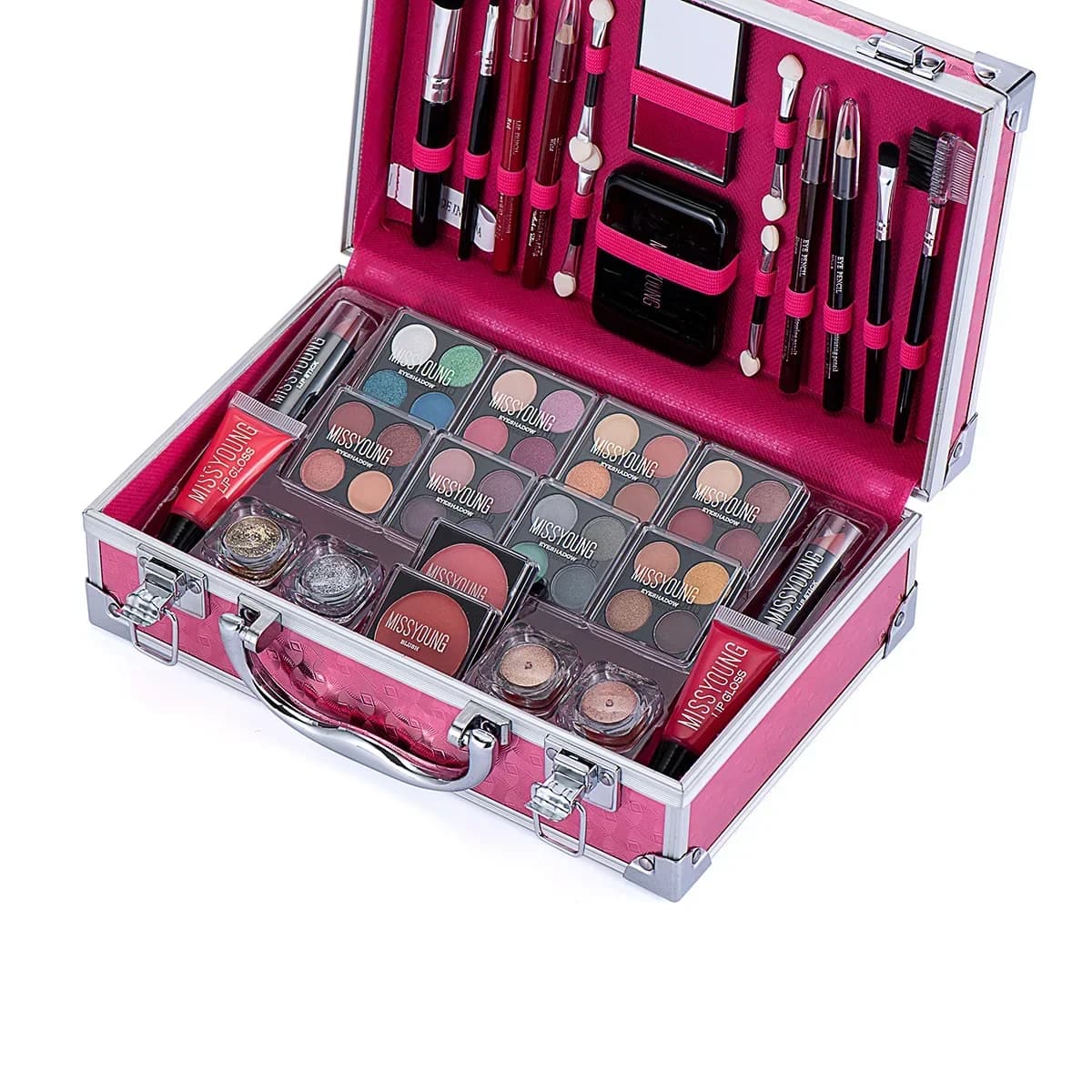 56 pieces Complete makeup set Professional makeup kit lipstick umbrella combination beauty gift box Christmas makeup makeup