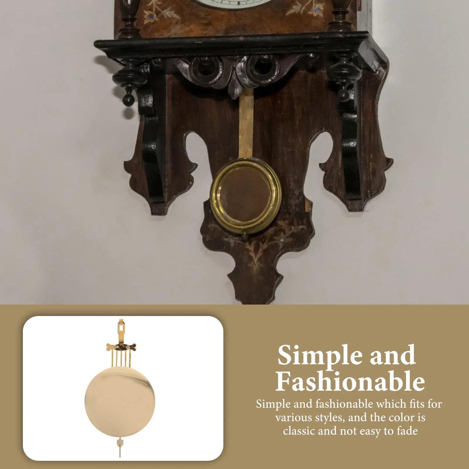 Reliable Wall Clock Reliable Replacement Pen, Easy to Use Metal Part, DIY Repair and Decoration Accessories ♪