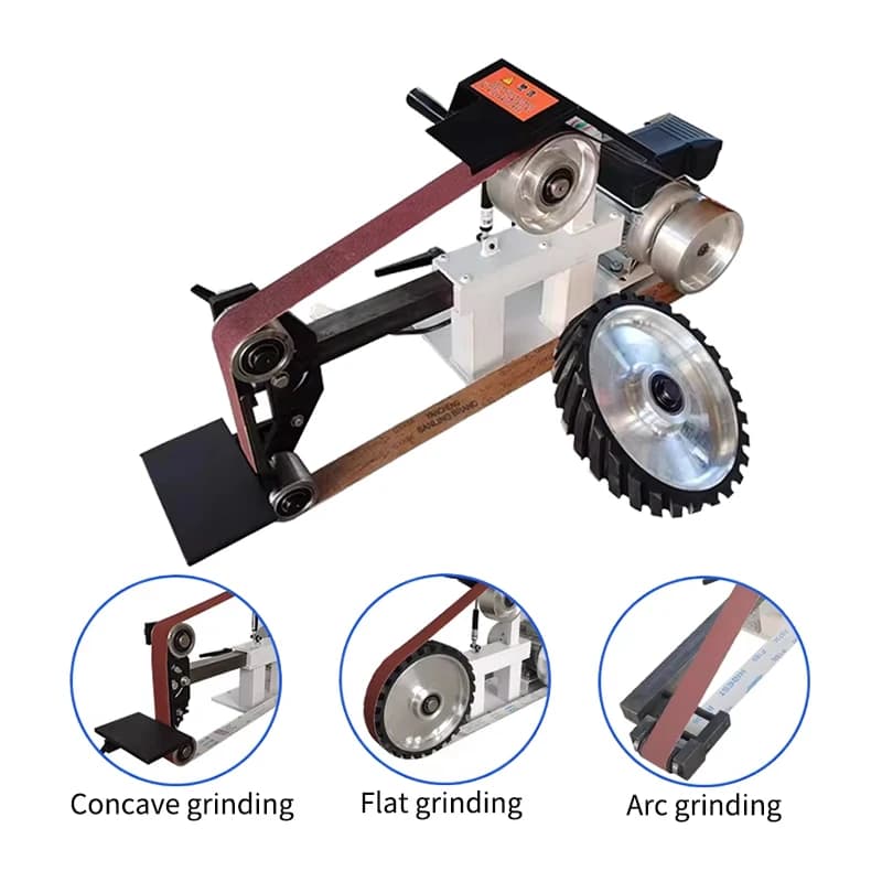 3-in-1 Tape Grinding Machine for Surfaces Floors/Curve/Concave 50mm 100mm, Grinding Machine, Spraying Machine, Polishing and Removing Rollers